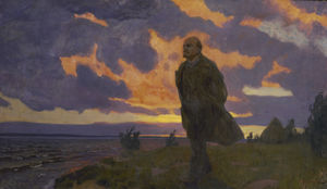 Lenin in Razliv in (1917)