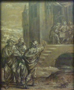 Jesus and the disciples of Emmaus