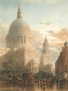 St. Paul's in the evening