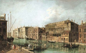 The Grand Canal, Venice, at the Fondaco dei Turchi