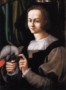 Portrait of Man with a Parrot