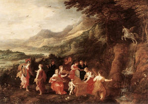 Helicon or Minerva's Visit to the Muses