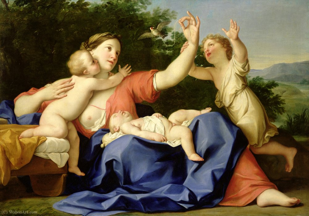 Wikioo.org - The Encyclopedia of Fine Arts - Painting, Artwork by Marcantonio Franceschini - Charity