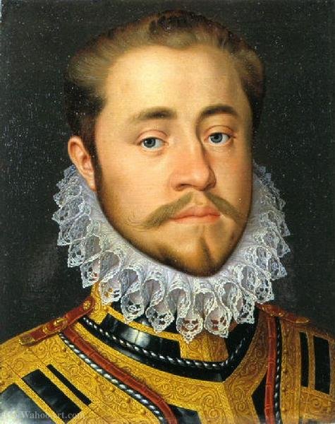 Wikioo.org - The Encyclopedia of Fine Arts - Painting, Artwork by Pieter Pourbus - Portrait of a Gentleman in armour
