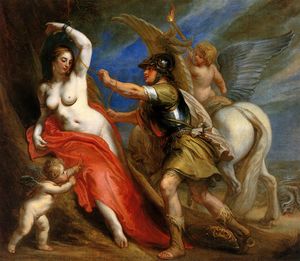 Perseus frees andromeda