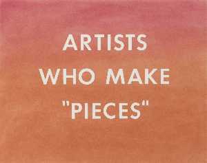 Artists who make pieces