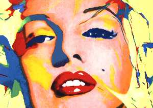 Lipstick Marilyn Study II