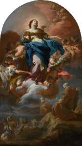 Immaculate Conception with the Prophet Elijah