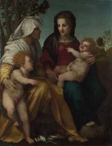 The Madonna and Child with Saint Elizabeth and John the Baptist