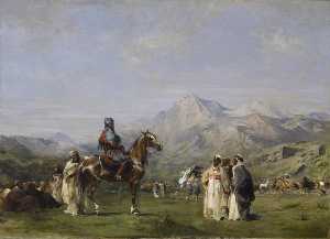 An Encampment in the Atlas Mountains