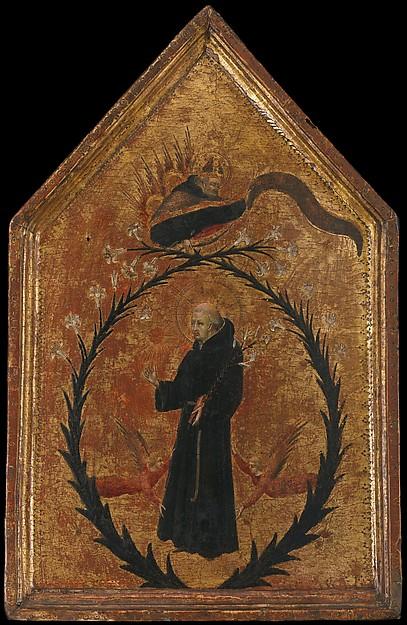 Wikioo.org - The Encyclopedia of Fine Arts - Painting, Artwork by Giovanni Di Paolo Di Grazia - The Exultation of Saint Nicholas of Tolentino