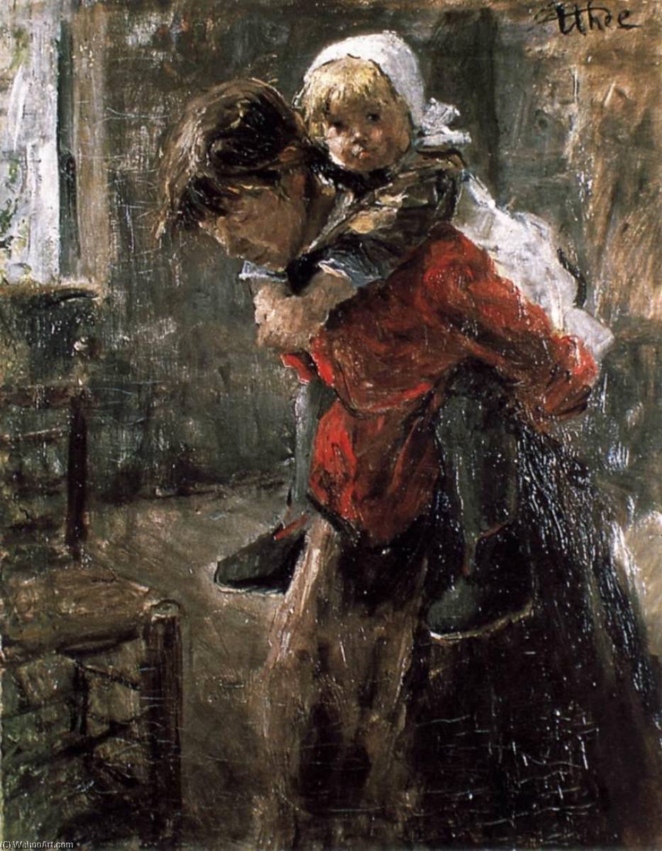 Wikioo.org - The Encyclopedia of Fine Arts - Painting, Artwork by Fritz Van Uhde - Big Sister