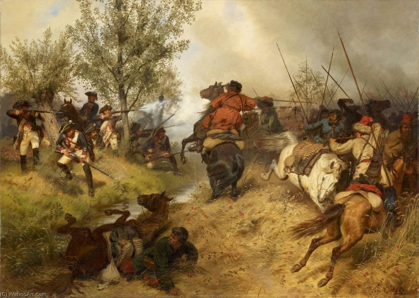 Взятие кольберга. Гросс-Егерсдорфское сражение картина. Битва при Цорндорфе 1758.