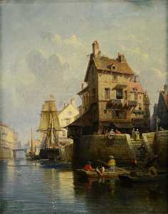 Dutch Port Scene