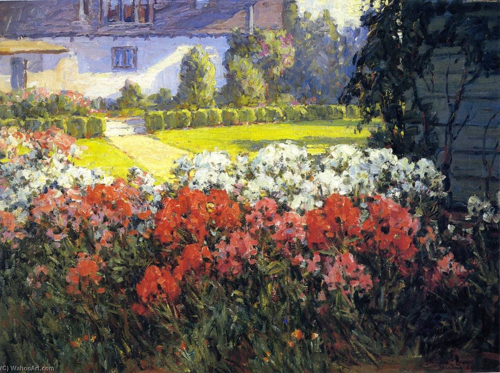 Wikioo.org - The Encyclopedia of Fine Arts - Painting, Artwork by Benjamin Chambers Brown - Joyous Garden