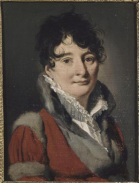Wikioo.org - The Encyclopedia of Fine Arts - Painting, Artwork by Louis Léopold Boilly - Portrait de Madame de Septeuil