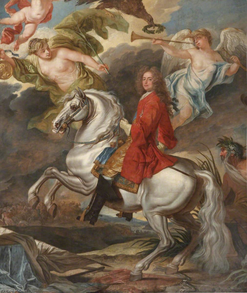 Wikioo.org - The Encyclopedia of Fine Arts - Painting, Artwork by John Closterman - The Triumph of John, 1st Duke of Marlborough