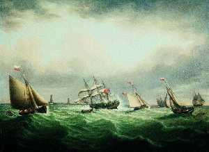 The Wreck of the Ship 'Thomas' off the Stony Binks, 8 June 1821