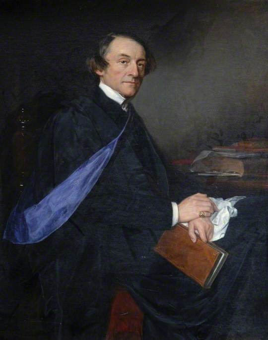 Wikioo.org - The Encyclopedia of Fine Arts - Painting, Artwork by Lowes Cato Dickinson - The Reverend Joseph Waite (1824–1908), DD