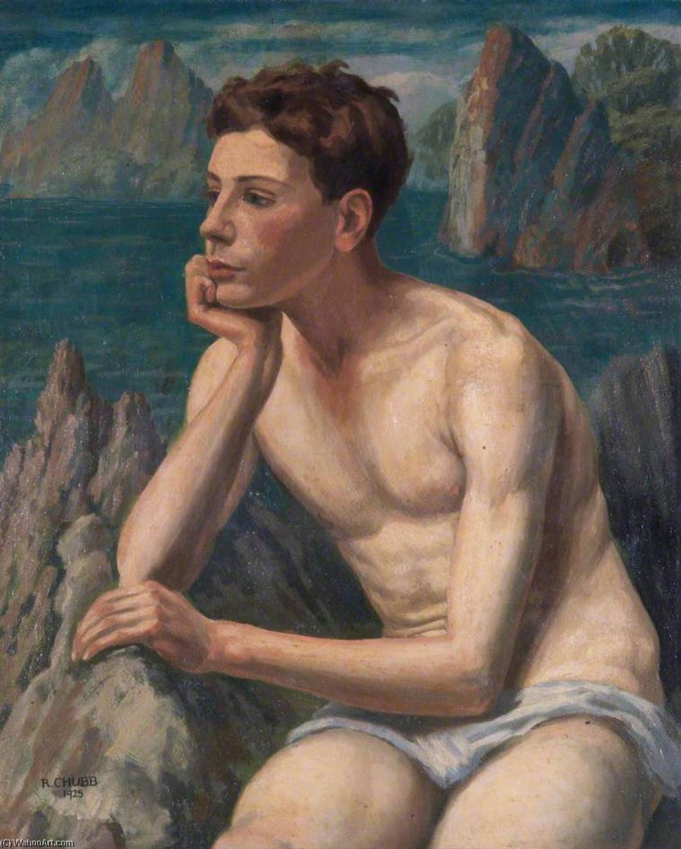 Wikioo.org - The Encyclopedia of Fine Arts - Painting, Artwork by Ralph Nicholas Chubb - Contemplation
