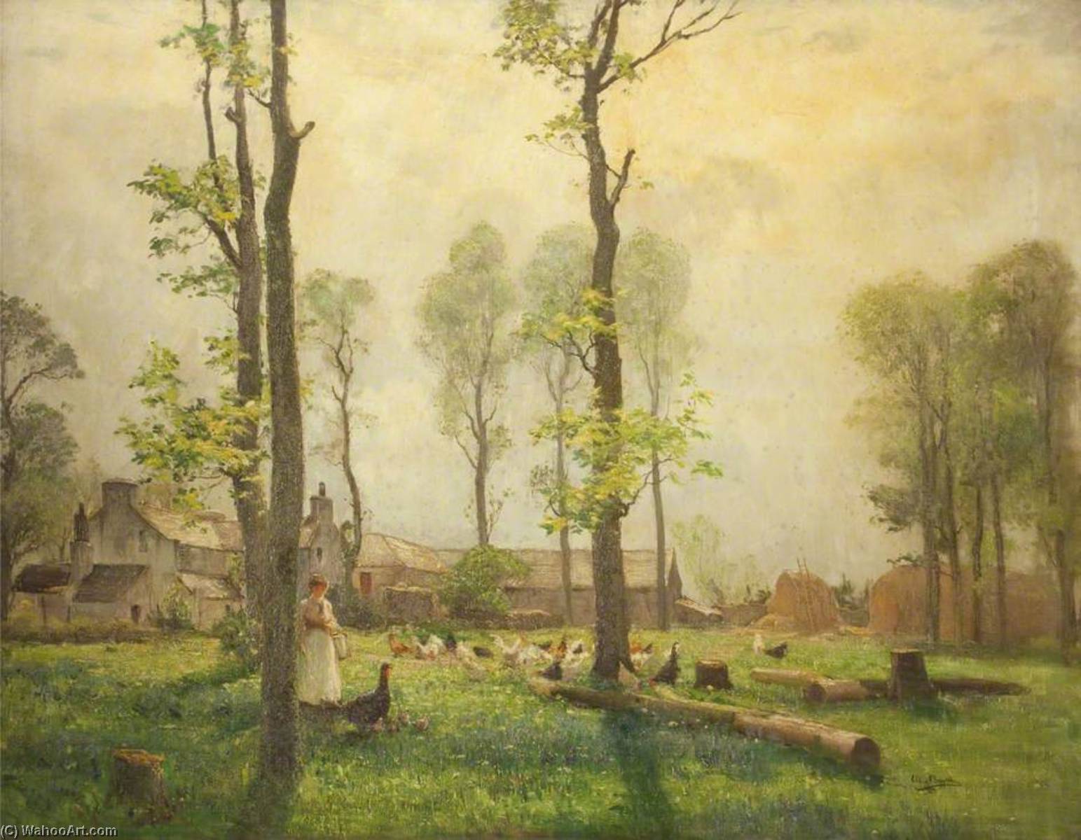 Wikioo.org - The Encyclopedia of Fine Arts - Painting, Artwork by William Hoggatt - Early Spring