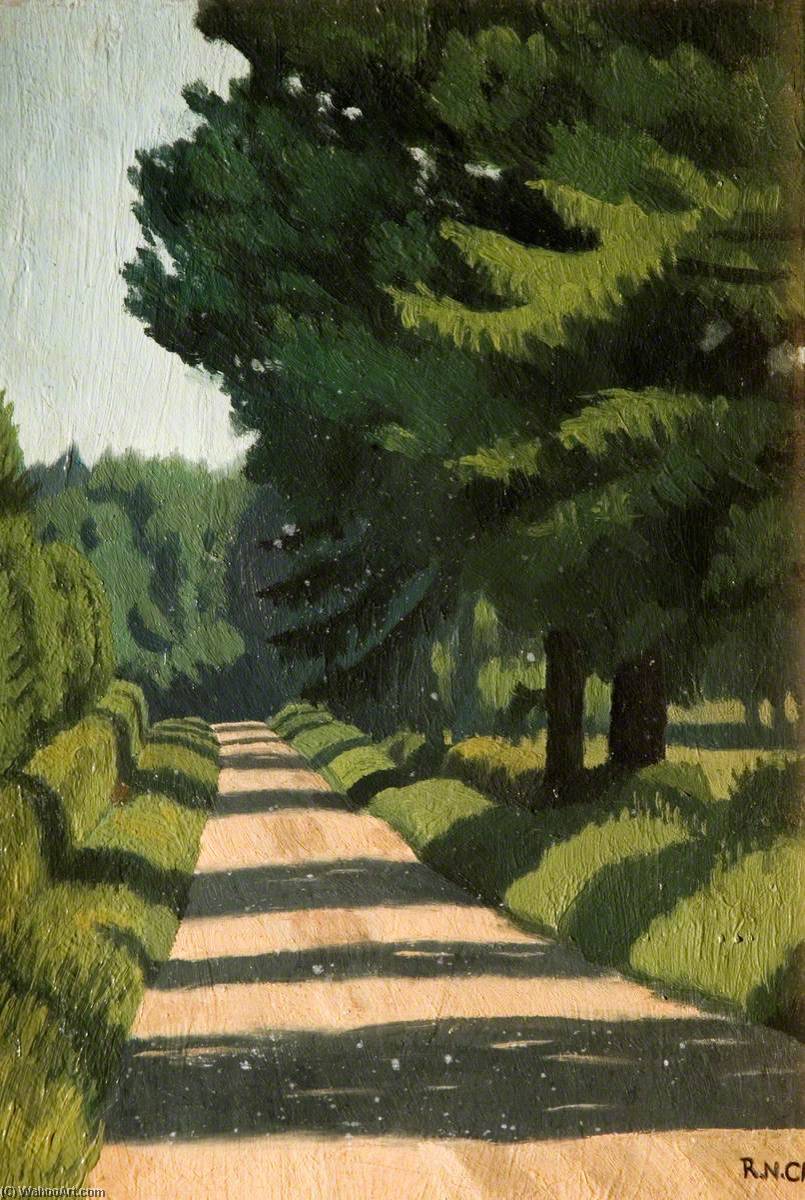 Wikioo.org - The Encyclopedia of Fine Arts - Painting, Artwork by Ralph Nicholas Chubb - The Country Lane