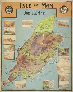 Jubilee Map of the Isle of Man