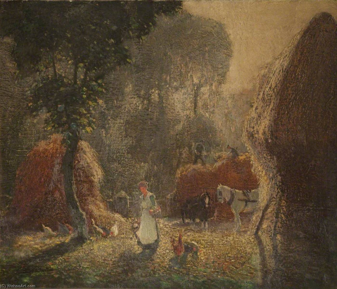 Wikioo.org - The Encyclopedia of Fine Arts - Painting, Artwork by William Hoggatt - Harvesting
