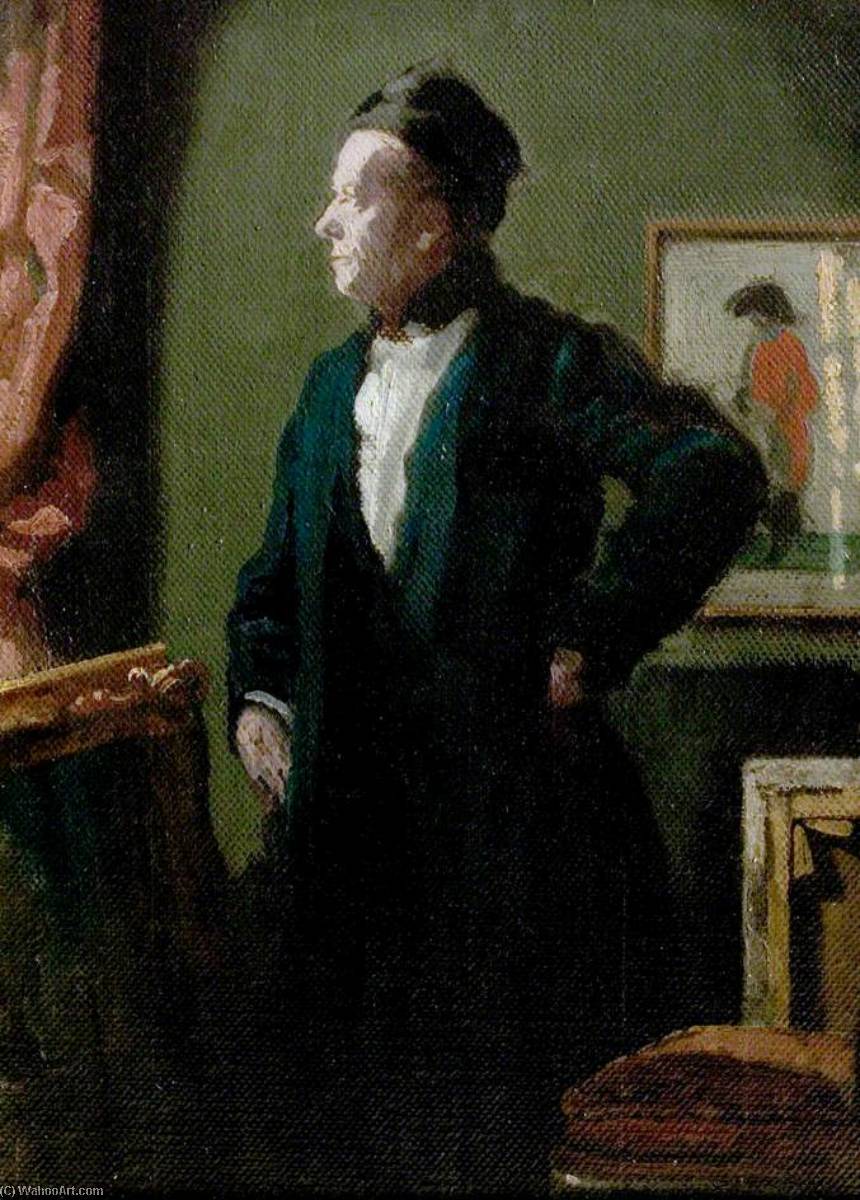 Wikioo.org - The Encyclopedia of Fine Arts - Painting, Artwork by James Ferrier Pryde - Self Portrait as 'Scarron'
