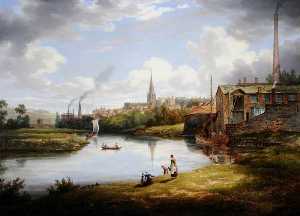 View of Rotherham, South Yorkshire