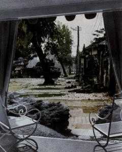 Patio View from the series House Beautiful Bringing the War Home