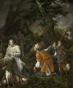 Roger Guiscard, Duke of Apulia and Calabria, Meeting Saint Bruno at La Torre