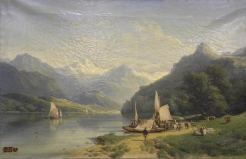 Wikioo.org - The Encyclopedia of Fine Arts - Painting, Artwork by Charles Euphrasie Kuwasseg - Paysage