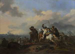 Jan Van Huchtenburgh - A Battle