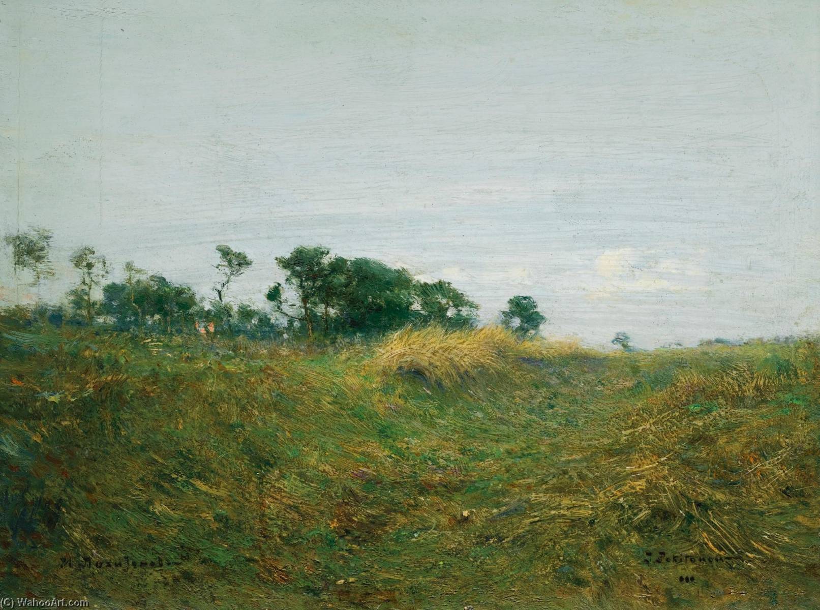 Wikioo.org - The Encyclopedia of Fine Arts - Painting, Artwork by Ivan Pavlovich Pokhitonov - Path through the grass