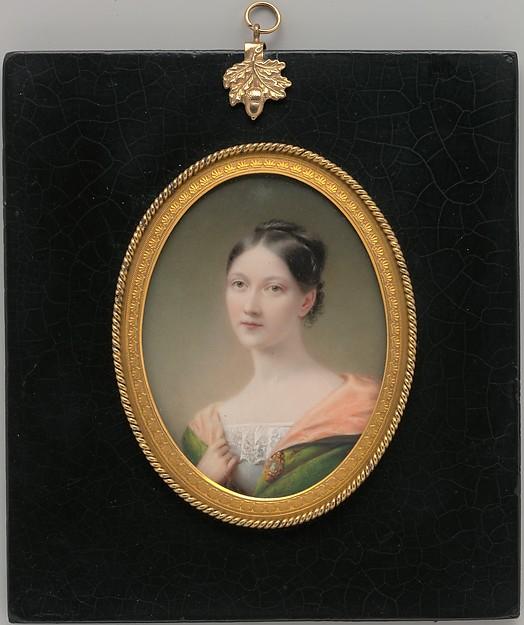 Wikioo.org - The Encyclopedia of Fine Arts - Painting, Artwork by Charles Cromwell Ingham - Portrait of a Lady