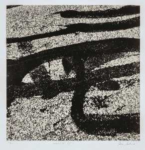 Aaron Siskind - Vermont 118, 1987, from the porfolio Tar Abstracts