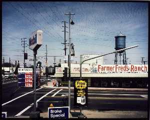 California and Florence Aves., Huntington Park, from the Los Angeles Documentary Project