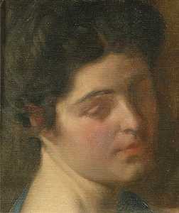 Head of an Unknown Lady