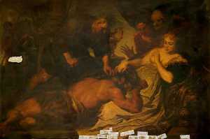 Samson and Delilah (after Peter Paul Rubens)
