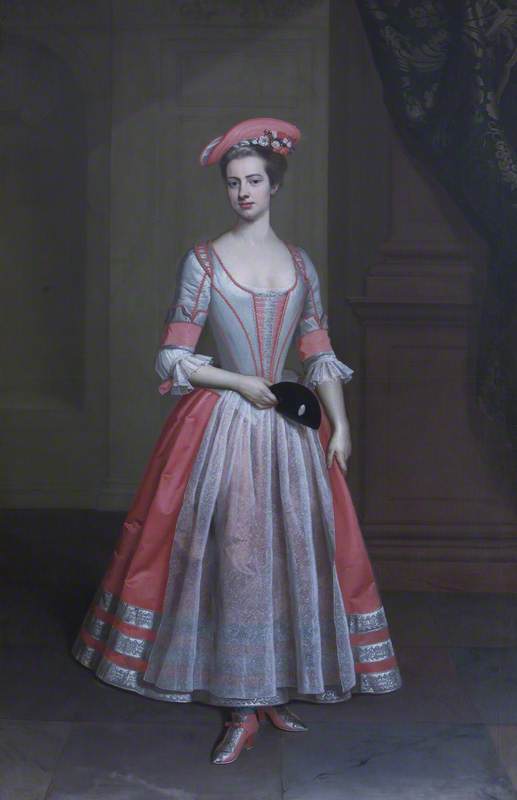 Wikioo.org - The Encyclopedia of Fine Arts - Painting, Artwork by Thomas Gibson - Henrietta Hobart (c.1688–1743), the Honourable Mrs Howard, Later Countess of Suffolk