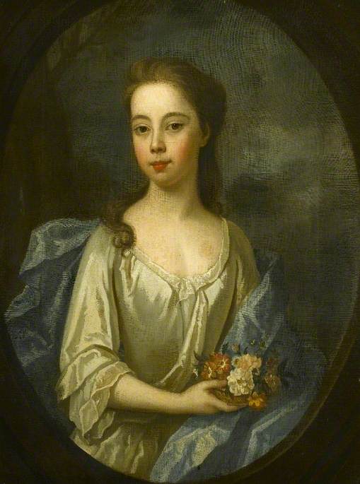 Wikioo.org - The Encyclopedia of Fine Arts - Painting, Artwork by Thomas Gibson - Mary Joanna Cutts Revett of Chequers (1707–1764), Wife of Colonel Charles Russell