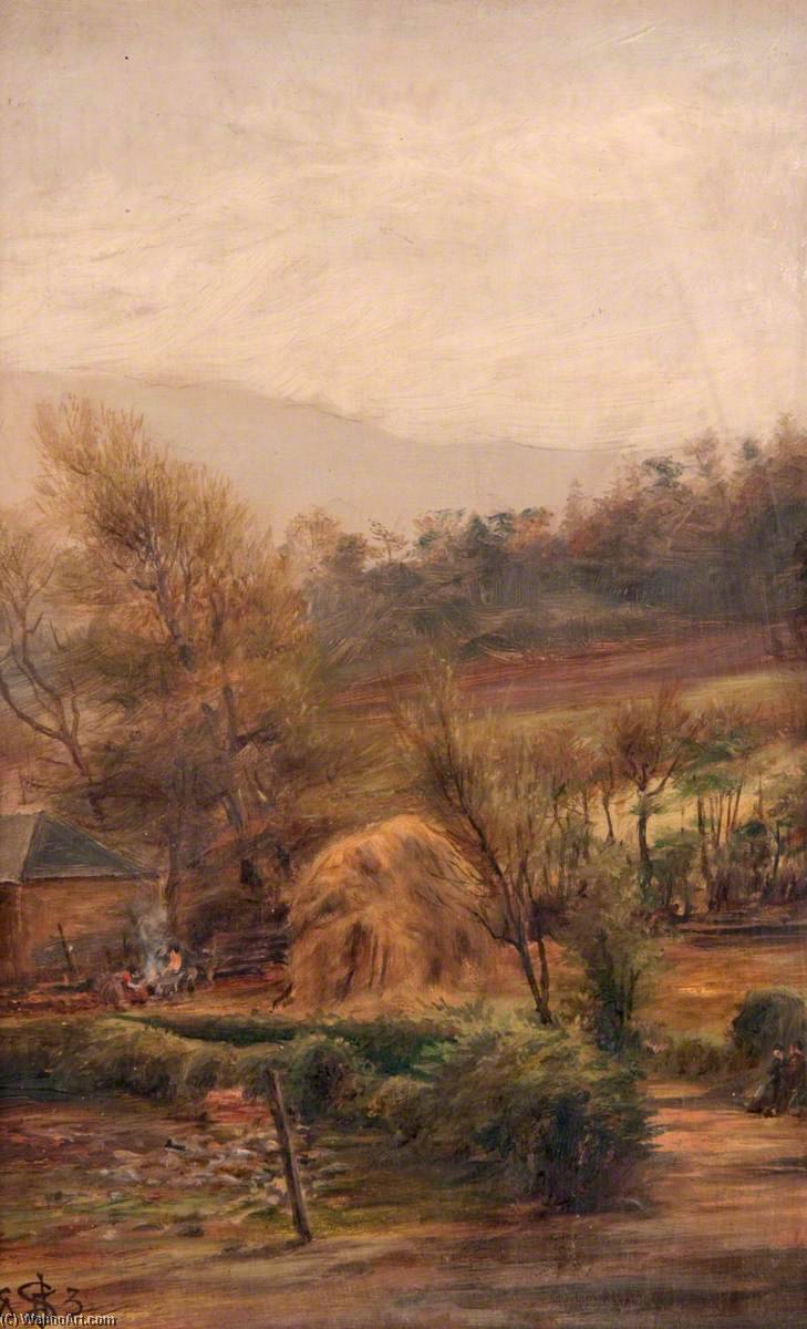Wikioo.org - The Encyclopedia of Fine Arts - Painting, Artwork by John Stewart - The Road to Warden's Farm, Finnart