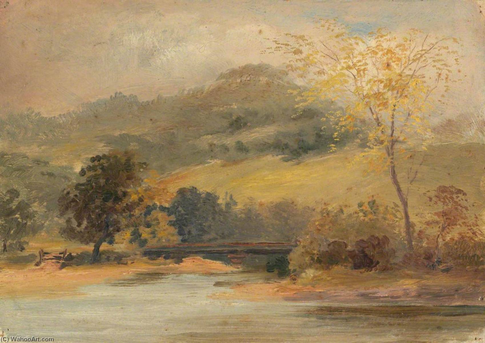 Wikioo.org - The Encyclopedia of Fine Arts - Painting, Artwork by Sarah A Doidge - Bridge over Water