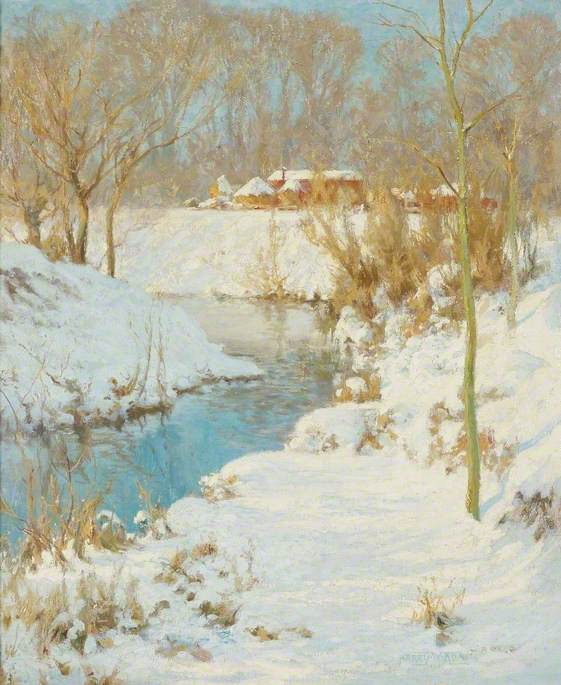 Wikioo.org - The Encyclopedia of Fine Arts - Painting, Artwork by Harry William Adams - A Winter Sunshine