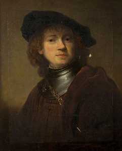 Patrick Allan Fraser - Self Portrait (copy after Rembrandt van Rijn)