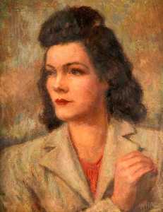 William Herbert Allen - Portrait of a Woman (study)