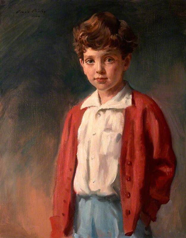 Wikioo.org - The Encyclopedia of Fine Arts - Painting, Artwork by Oswald Hornby Joseph Birley - Richard Carew Pole (b.1938), as a Boy