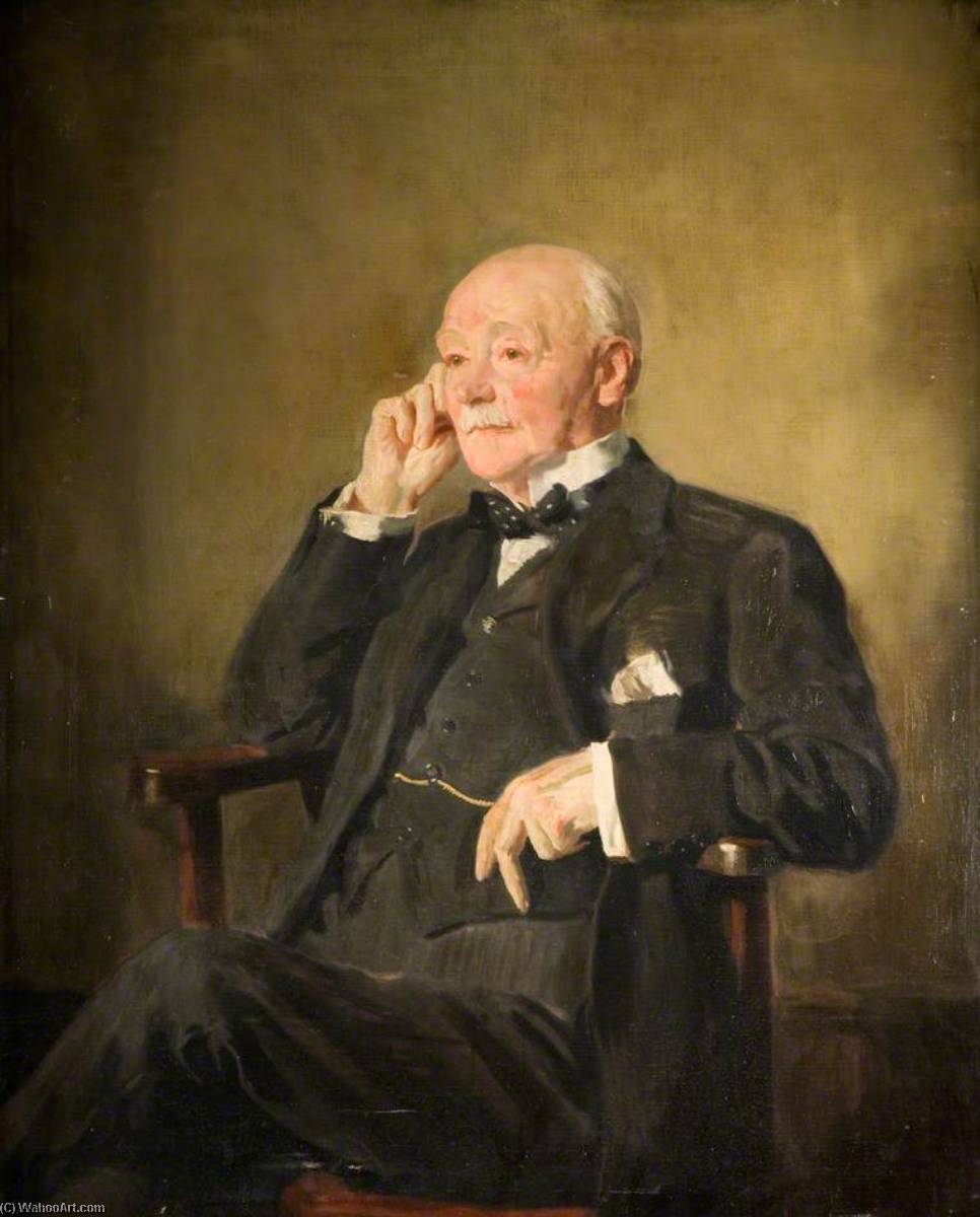 Wikioo.org - The Encyclopedia of Fine Arts - Painting, Artwork by Oswald Hornby Joseph Birley - A. P. Llewellyn