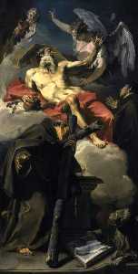 The Apotheosis of Saint Jerome with Saint Peter of Alcántara and an Unidentified Franciscan